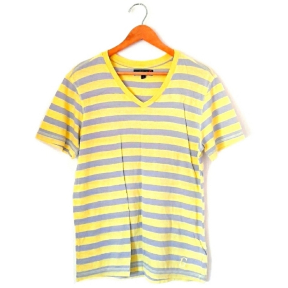 G by Guess men's Strippe V- neck